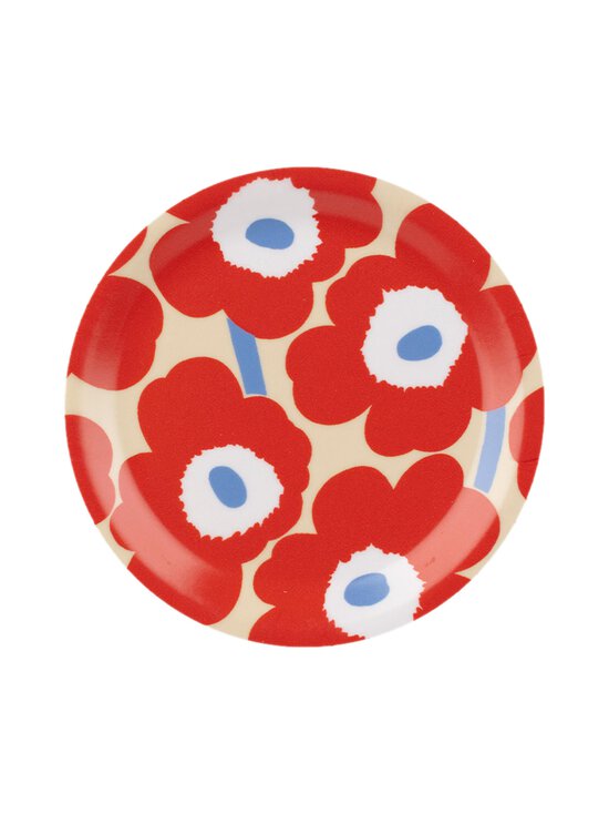 Marimekko - Unikko-lasinalunen - MELON,OR.RED,LT.BLUE,OFF WHITE | Stockmann - photo 1