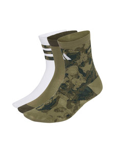 adidas Sportswear - Sokid Camo, 3 paari - KR2466 OLISTR/OLISTR/WHITE | Stockmann