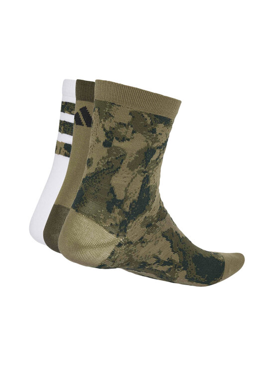 adidas Sportswear - Sokid Camo, 3 paari - KR2466 OLISTR/OLISTR/WHITE | Stockmann - photo 2