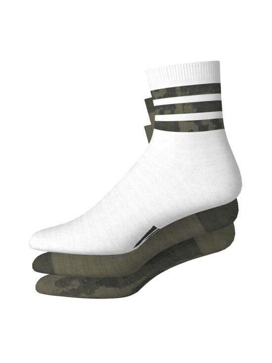 adidas Sportswear - Sokid Camo, 3 paari - KR2466 OLISTR/OLISTR/WHITE | Stockmann - photo 4