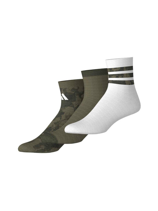 adidas Sportswear - Sokid Camo, 3 paari - KR2466 OLISTR/OLISTR/WHITE | Stockmann - photo 5