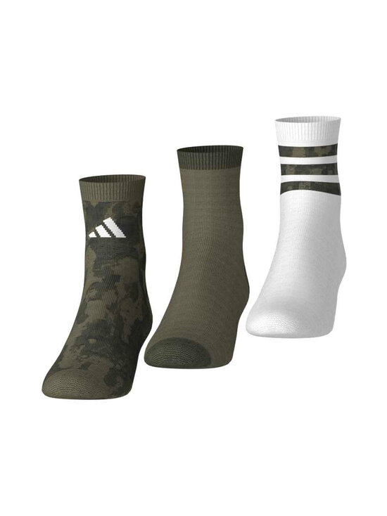 adidas Sportswear - Sokid Camo, 3 paari - KR2466 OLISTR/OLISTR/WHITE | Stockmann - photo 6
