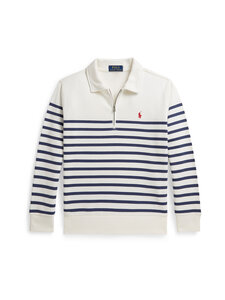 Polo Ralph Lauren - Pusa Knit Full Zip - DECKWASH WHITE/LIGHT NAVY | Stockmann