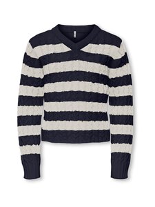 KIDS ONLY - Kampsun KogJanny V-neck - NIGHT SKY STRIPES:TOFU KIDS ONLY - Kampsun KogJanny V-neck - NIGHT SKY STRIPES:TOFU | Stockmann