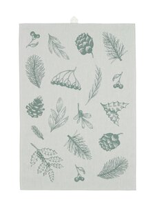 Casa Stockmann - Köögirätik Mossa 50 x 70 cm - GREEN/WHITE COMBO | Stockmann