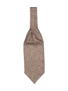Stockholm Kravatt - Siidlips Ascot Tile Silk - 2 BEIGE/BROWN | Stockmann