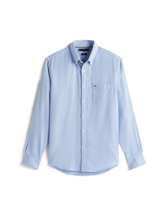 Tommy Hilfiger - Flannel Dobby -kauluspaita - DVF BRISK BLUE HEATHER - photo 2 Tommy Hilfiger - Flannel Dobby -kauluspaita - DVF BRISK BLUE HEATHER | Stockmann - photo 2