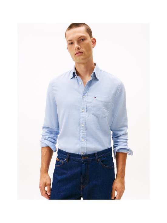 Tommy Hilfiger - Flannel Dobby -kauluspaita - C1O BREEZY BLUE - photo 3 Tommy Hilfiger - Flannel Dobby -kauluspaita - C1O BREEZY BLUE | Stockmann - photo 3
