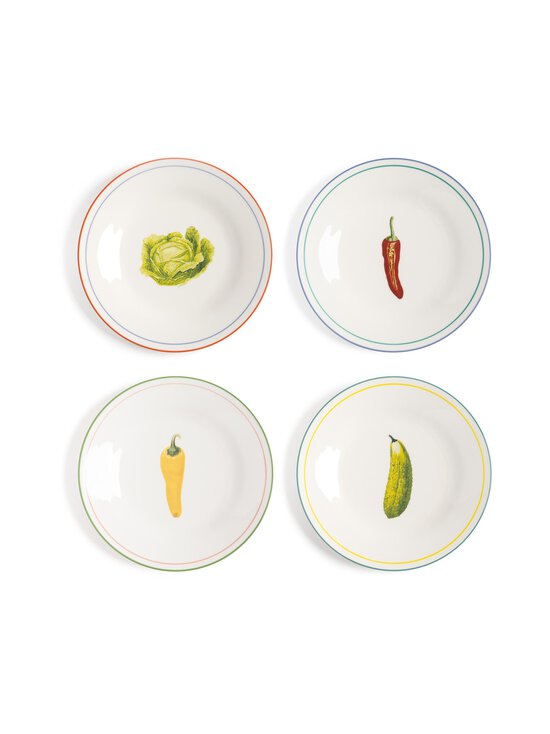 Taldrik Vegetable 21 cm, 4 tk