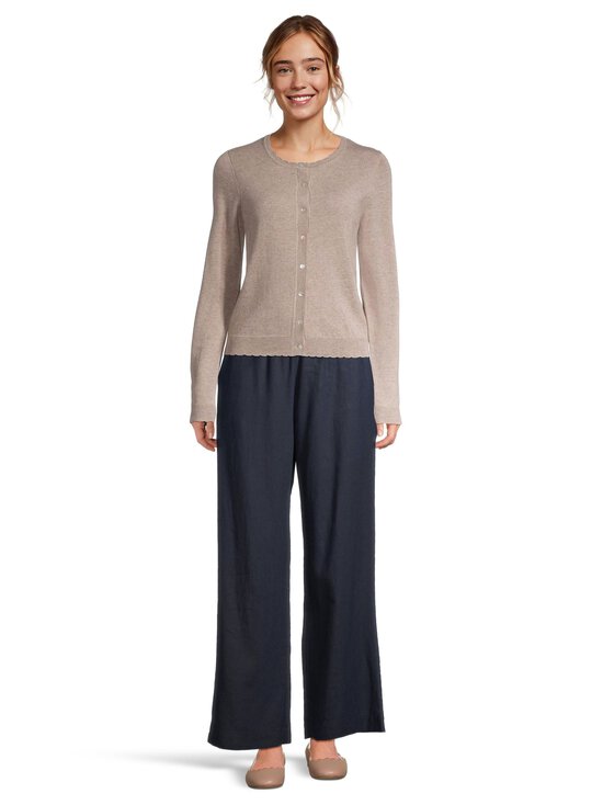 RM by Rosemunde - Sofia Scallop Edge -neuletakki - 293 LIGHT BROWN MELANGE | Stockmann - photo 2