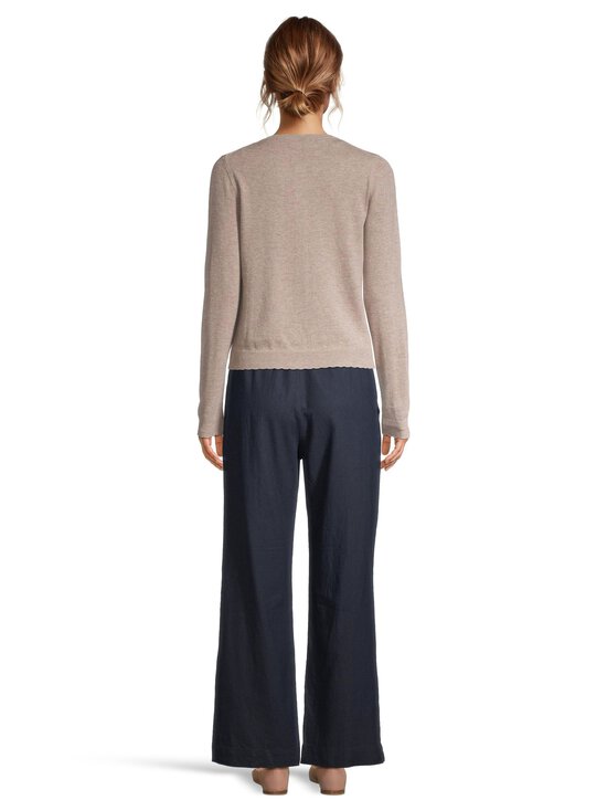 RM by Rosemunde - Sofia Scallop Edge -neuletakki - 293 LIGHT BROWN MELANGE | Stockmann - photo 3
