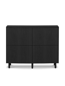 Skovby Möbelfabrik - #412-senkki musta tammi 100 x 80 cm - BLACK | Stockmann