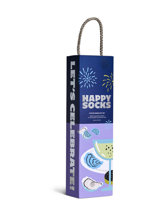 Happy Socks - Oyster Dinner Gift Set -sukat 3-pack - 6500 NAVY | Stockmann - photo 3