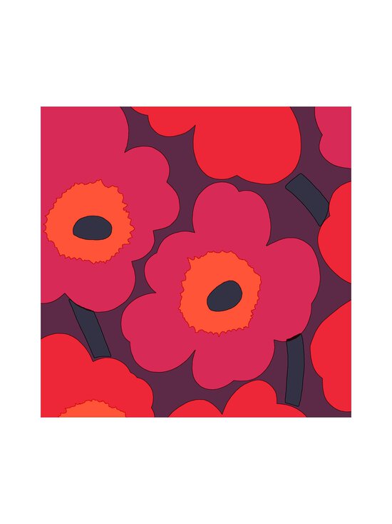 Marimekko - Unikko-paperilautasliinat 20 kpl, 24 x 24 cm - RED LILA - photo 1 Marimekko - Unikko-paperilautasliinat 20 kpl, 24 x 24 cm - RED LILA | Stockmann - photo 1