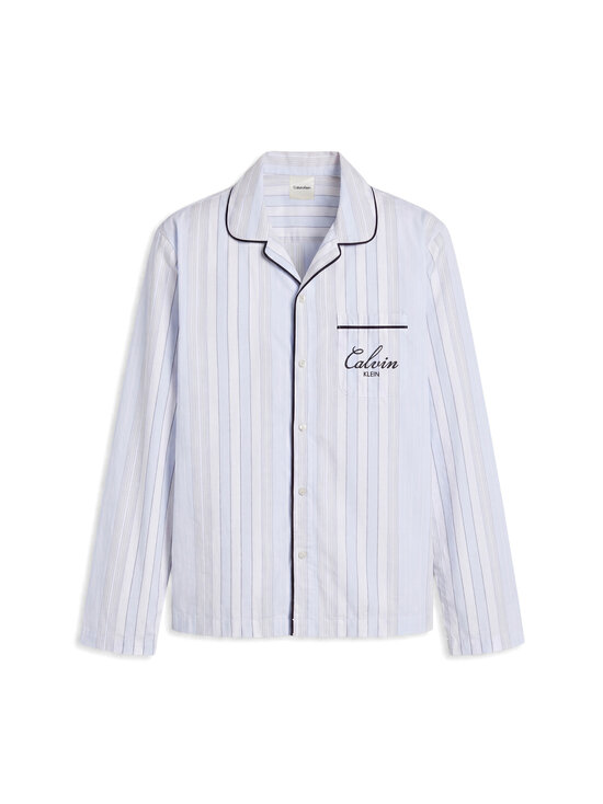 Calvin Klein Underwear - Script Button Down -pyjamapaita - 4IB 21632 CREST STRIPE+ICE CASTLE | Stockmann - photo 1