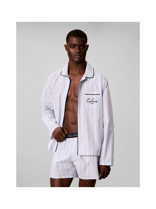 Calvin Klein Underwear - Script Button Down -pyjamapaita - 4IB 21632 CREST STRIPE+ICE CASTLE | Stockmann - photo 2