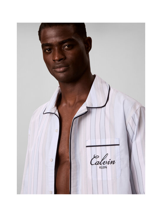 Calvin Klein Underwear - Script Button Down -pyjamapaita - 4IB 21632 CREST STRIPE+ICE CASTLE | Stockmann - photo 4