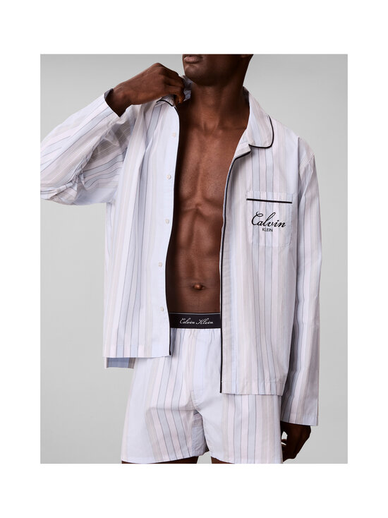 Calvin Klein Underwear - Script Button Down -pyjamapaita - 4IB 21632 CREST STRIPE+ICE CASTLE | Stockmann - photo 5