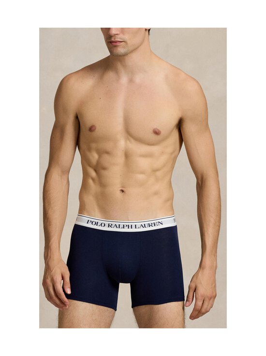 Polo Ralph Lauren - Aluspüksid Boxer Brief, 3 paari - 3PK OX BLU AOP/WKT YLW/CR NVY | Stockmann - photo 4