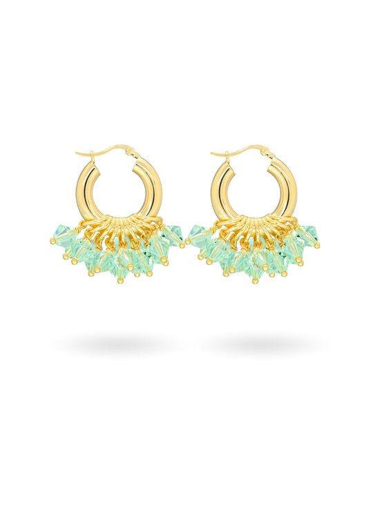 Annele - Garden Goddess kristāla auskari - MINT GREEN | Stockmann - photo 1