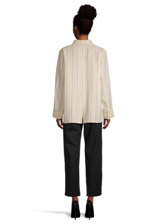 Rue de Tokyo - Seira Striped Tencel -paita - ECRU BLACK STRIPE | Stockmann - photo 3