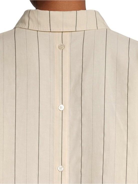 Rue de Tokyo - Seira Striped Tencel -paita - ECRU BLACK STRIPE | Stockmann - photo 4