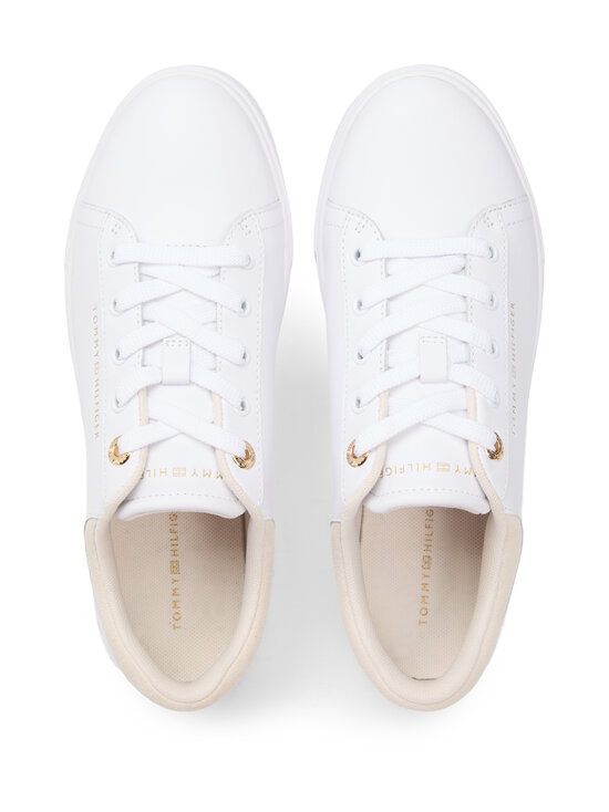 Tommy Hilfiger - Casual Cupsole -sneakerit - 0K4 WHITE/SOFT CREAM | Stockmann - photo 2