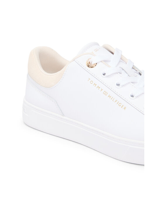 Tommy Hilfiger - Casual Cupsole -sneakerit - 0K4 WHITE/SOFT CREAM | Stockmann - photo 5