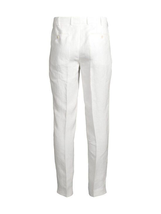 Turo - Casual fit -prässätyt pellavahousut - 20 WHITE - photo 2 Turo - Casual fit -prässätyt pellavahousut - 20 WHITE | Stockmann - photo 2