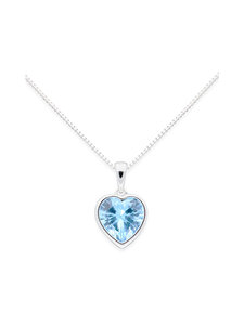 Annele - Sweethearts Blue In Silver -kaulakoru - BLUE | Stockmann