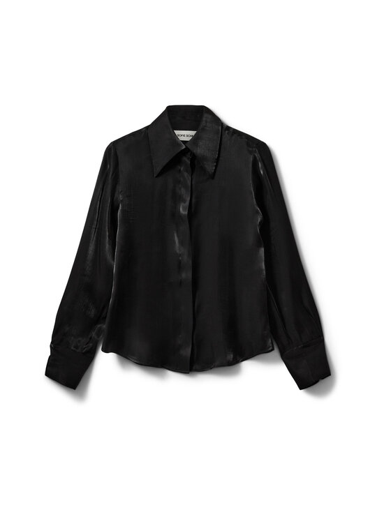 Sofie Schnoor - WallySW Shiny Fitted -paitapusero - 1000 BLACK | Stockmann - photo 1