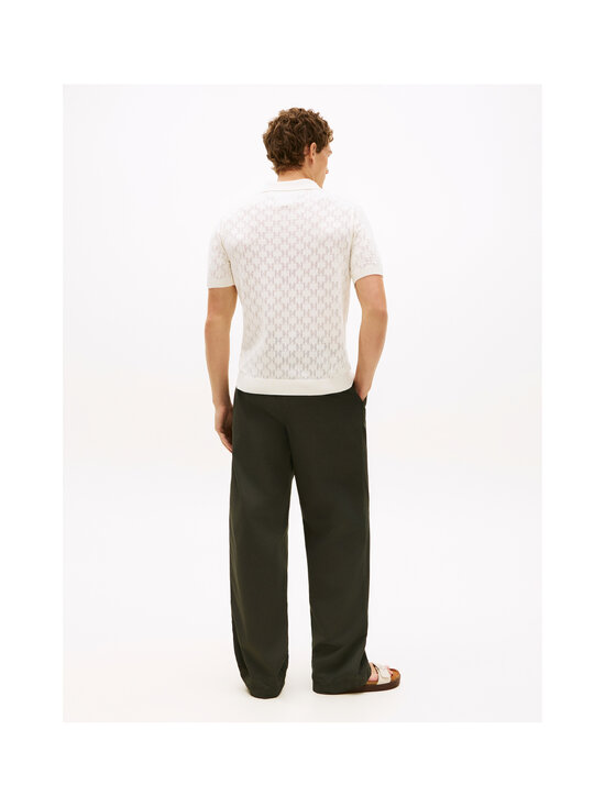 Tommy Hilfiger - Pointelle-kuvioitu pikeepaita - Z00 IVORY PETAL | Stockmann - photo 3