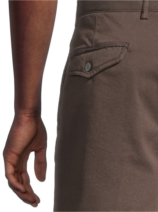 Oscar Jacobson - Šortsid Tanker Pleat - 535 BROWN ELK | Stockmann - photo 6