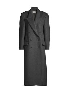 Róhe - Double-breasted tailored -villakangastakki - 013_368 ANTHRACITE MELANGE | Stockmann