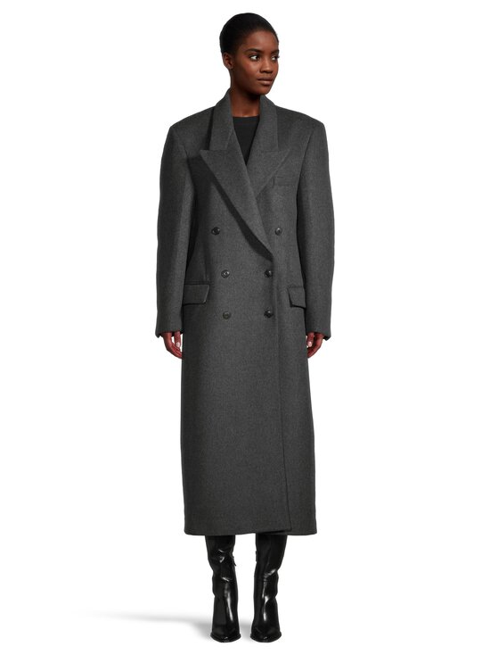 Róhe - Double-breasted tailored -villakangastakki - 013_368 ANTHRACITE MELANGE | Stockmann - photo 2