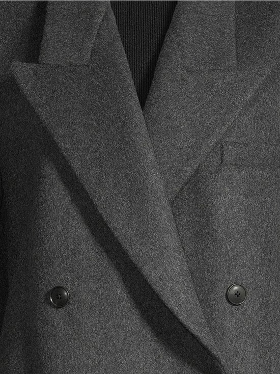 Róhe - Double-breasted tailored -villakangastakki - 013_368 ANTHRACITE MELANGE | Stockmann - photo 4