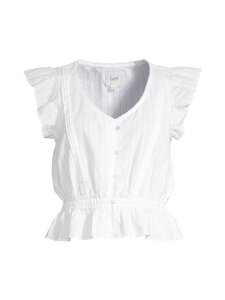 Lee - Ruffle Sleeve -pusero - BRIGHT WHITE | Stockmann