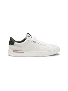 BOSS - Clint-nahkasneakerit - 140 OPEN WHITE | Stockmann