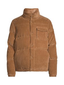 Moncler - Serrant-vakosamettinen untuvatakki - 26I BROWN | Stockmann