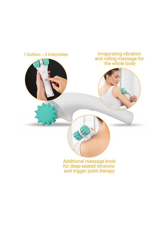 Medisana - HM630- käsikäyttöinen hierontarulla - WHITE | Stockmann - photo 4