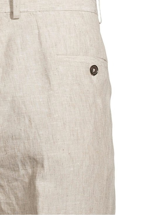 Michael Kors - Pure Linen Pleated -housut - 245 BEIGE | Stockmann - photo 5