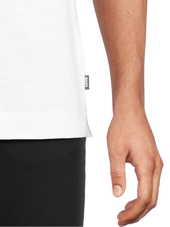 BOSS - Polosärk Press Jersey - 100 WHITE | Stockmann - photo 5