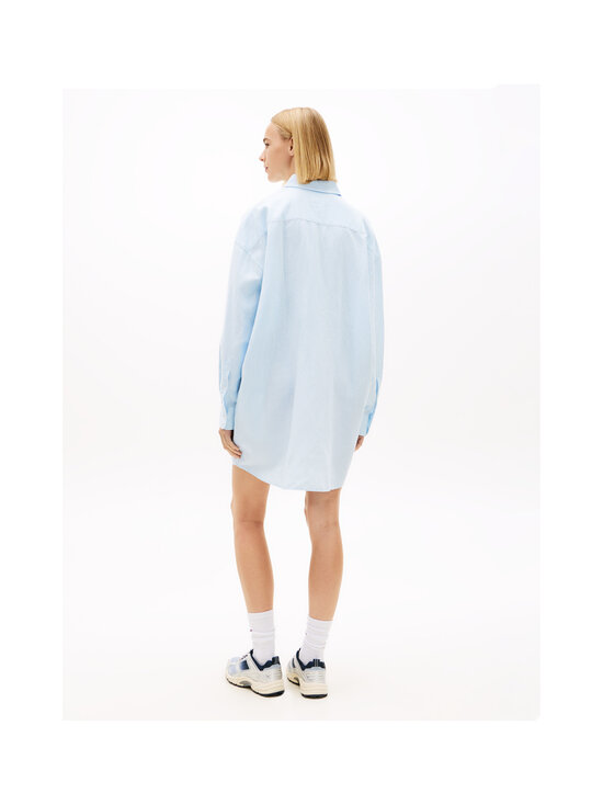 Tommy Jeans - Linen Blend -paitamekko - 0A6 LIGHT POWDERY BLUE / STRIPE | Stockmann - photo 3