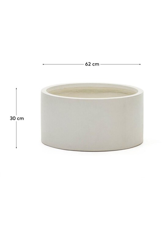 Kave Home - Aiguablava-ruukku valkoinen ⌀ 62 cm - WHITE | Stockmann - photo 5