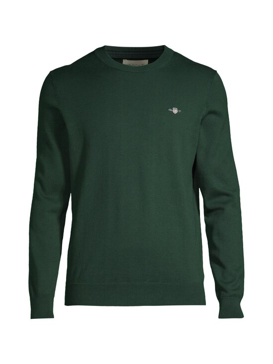 GANT - Kudum Classic Cotton C-neck - 374 TARTAN GREEN | Stockmann - photo 1