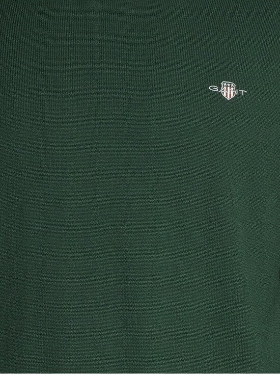 GANT - Kudum Classic Cotton C-neck - 374 TARTAN GREEN | Stockmann - photo 4