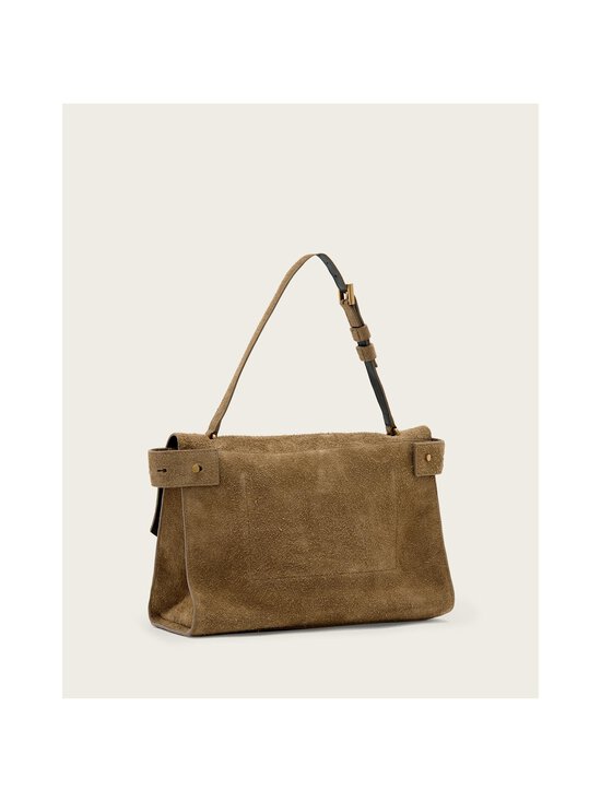 Allsaints - Ursa Suede Satchel -nahkalaukku - BISCUIT BROWN | Stockmann - photo 2