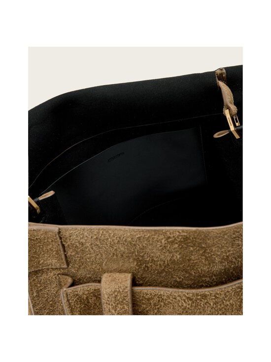 Allsaints - Ursa Suede Satchel -nahkalaukku - BISCUIT BROWN | Stockmann - photo 4