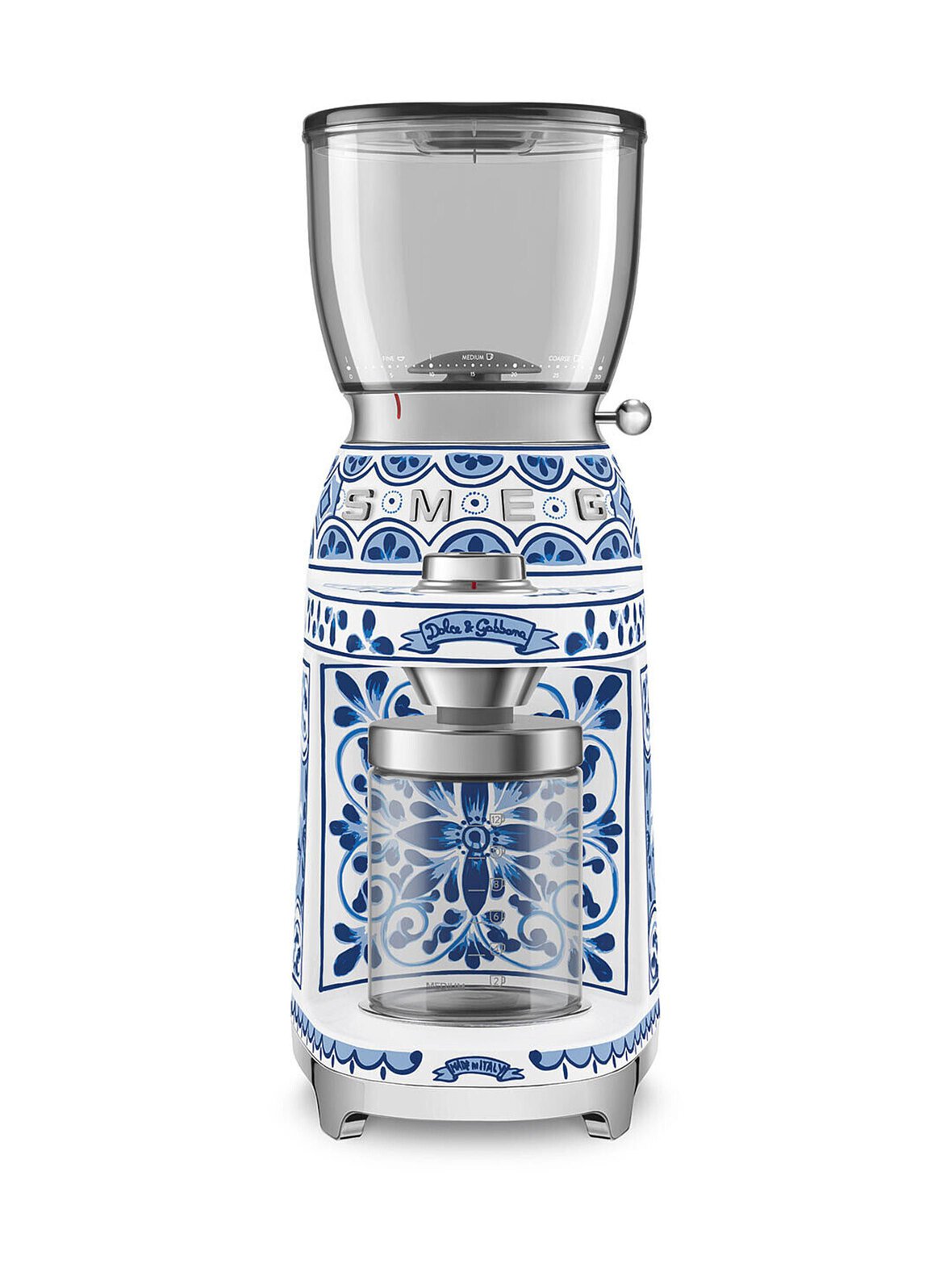 Smeg x dolce & gabbana """"blu mediterraneo"""" -kahvimylly