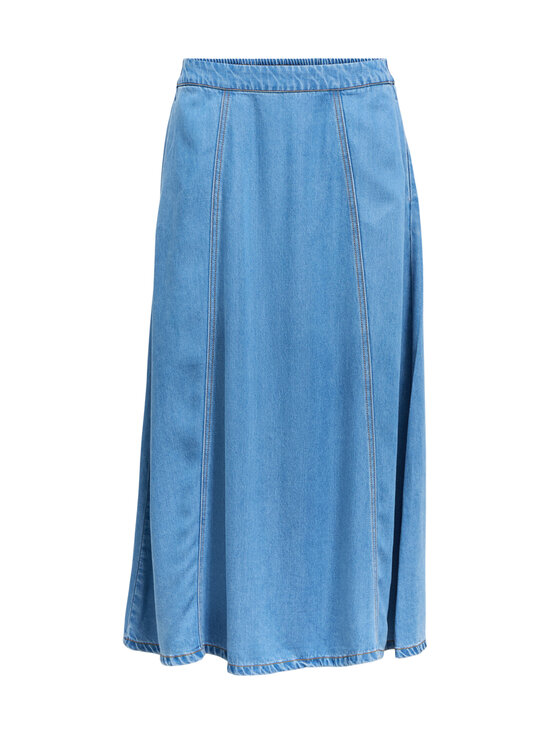 Object - ObjFrame Mid Waist džinsa svārki - LIGHT BLUE DENIM | Stockmann - photo 1